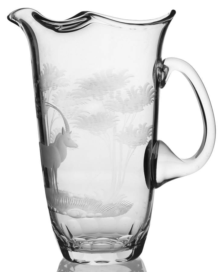Kenyan-African 48 Oz Ice Lip Pitcher by Queen Lace-1