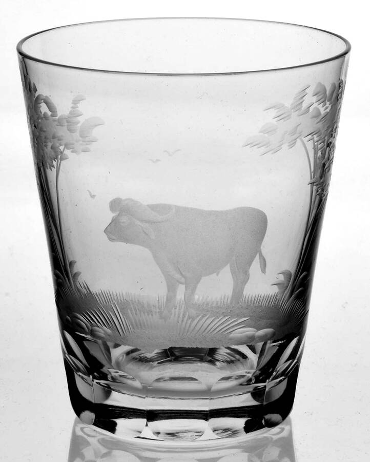 Kenyan-African 8 Oz Flat Tumbler by Queen Lace-1
