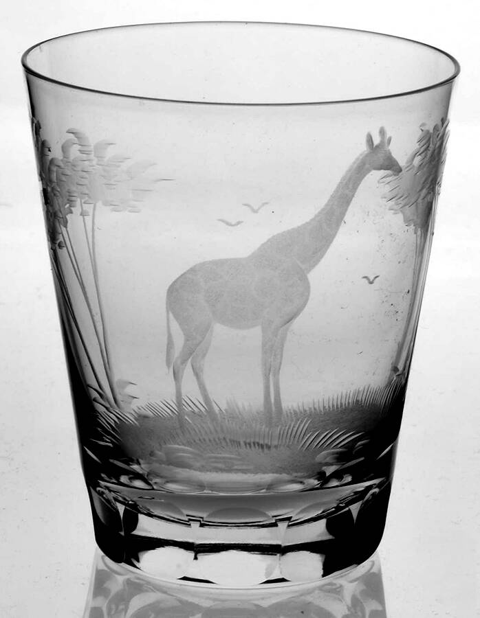 Kenyan-African 8 Oz Flat Tumbler by Queen Lace-1