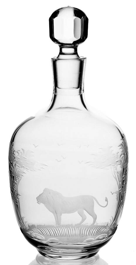Kenyan-African Decanter & Stopper by Queen Lace-1