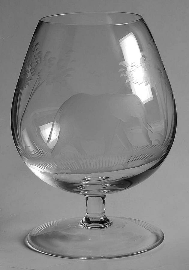 Kenyan-African Brandy Glass by Queen Lace-1