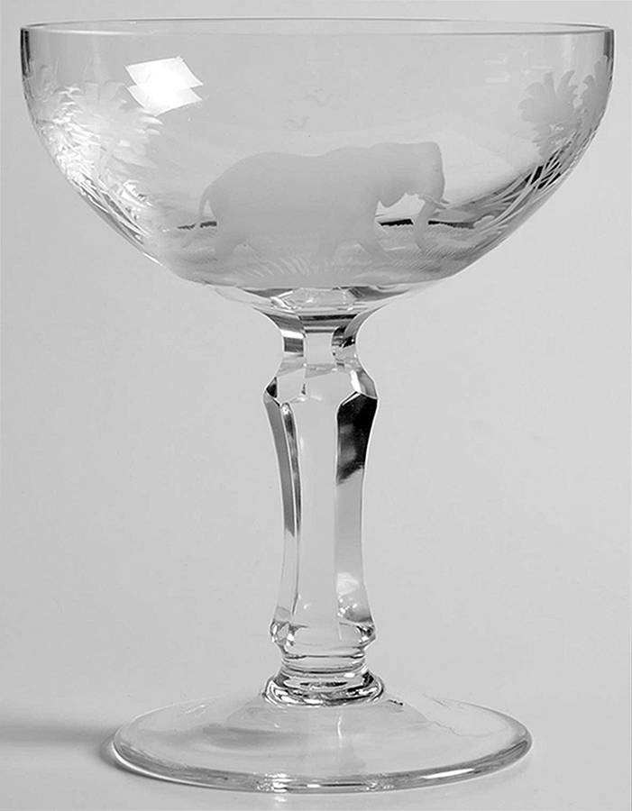 Kenyan-African Martini Glass by Queen Lace-1