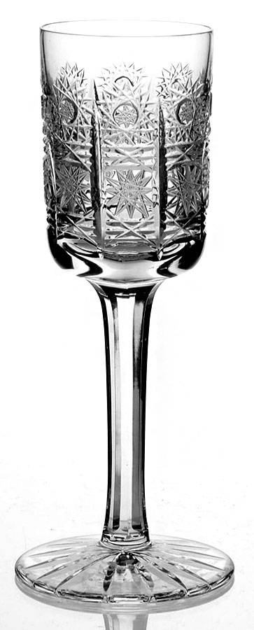 Queen Lace (Square Bowl Shape) Cordial Glass by Queen Lace-1