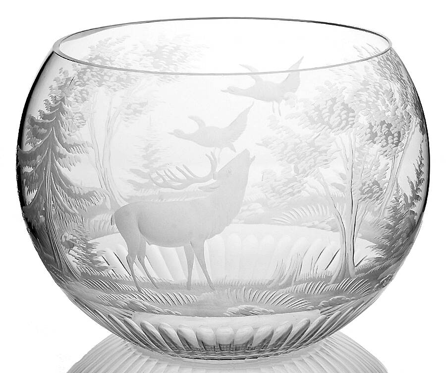 Americana-American Punch Bowl No Lid by Queen Lace-1