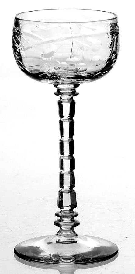 1004-2 (Polished Cut) Cordial Glass by Rock Sharpe-1