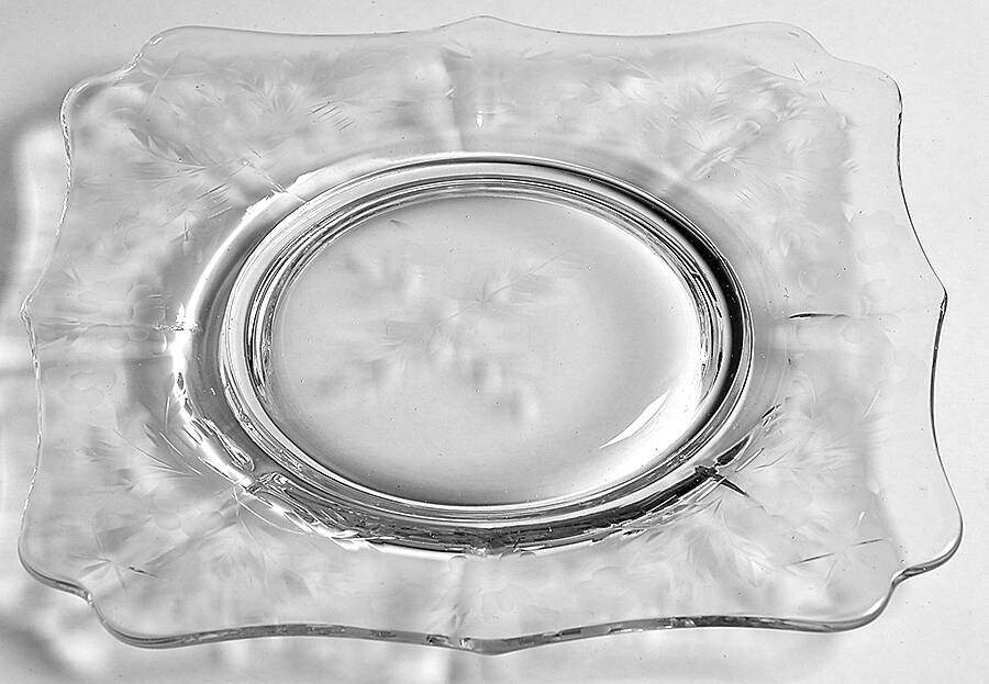 2010-2 (Gray Cut) Square Plate by Rock Sharpe-1