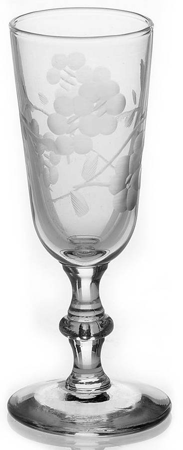 Peach Bloom Brandy Glass by Rock Sharpe-1