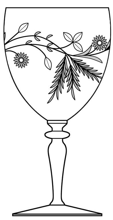 Chantilly Water Goblet by Ransgil-1