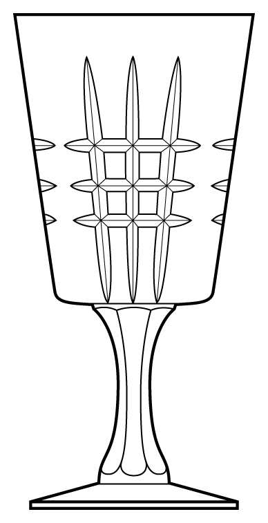 Dorchester Water Goblet by Royal Brierley-1