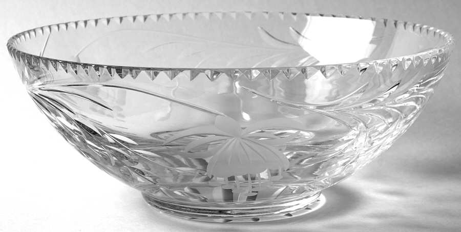 Fuchsia 8" Large Fruit Bowl by Royal Brierley-1