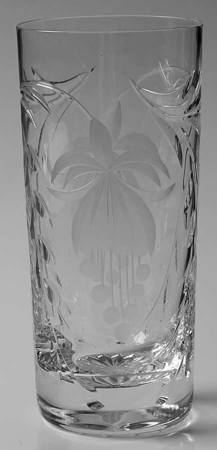 Fuchsia Flat Tumbler by Royal Brierley-1