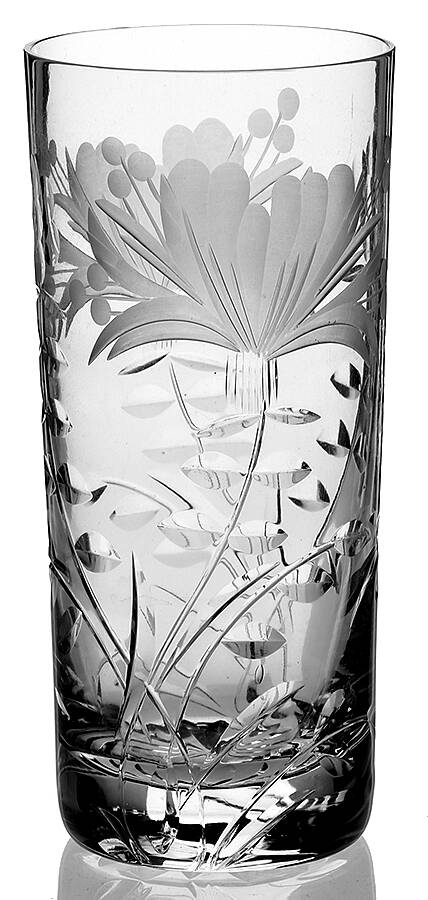 Honeysuckle 12 Oz Flat Tumbler by Royal Brierley-1