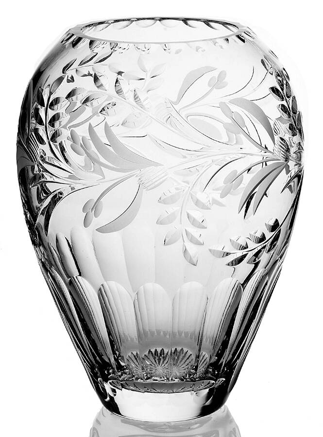 Honeysuckle 10" Flower Vase by Royal Brierley-1
