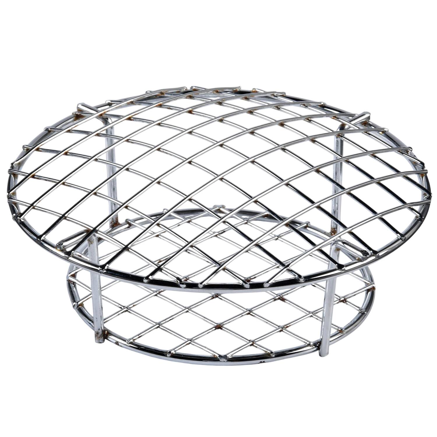 Honeysuckle Metal Frog for 4" Rose Bowl by Royal Brierley-1