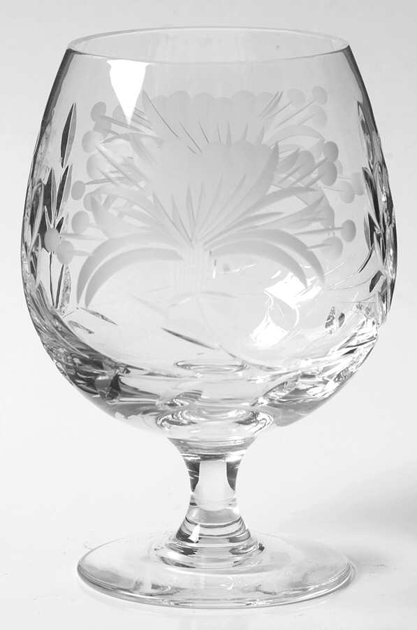 Honeysuckle Brandy Glass by Royal Brierley-1
