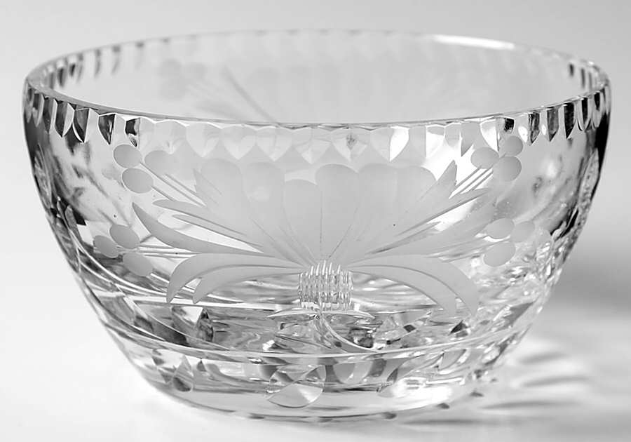 Honeysuckle 4" Round Bowl by Royal Brierley-1