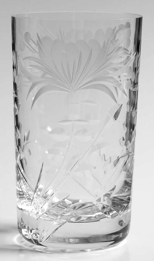 Honeysuckle 9 Oz Flat Tumbler by Royal Brierley-1