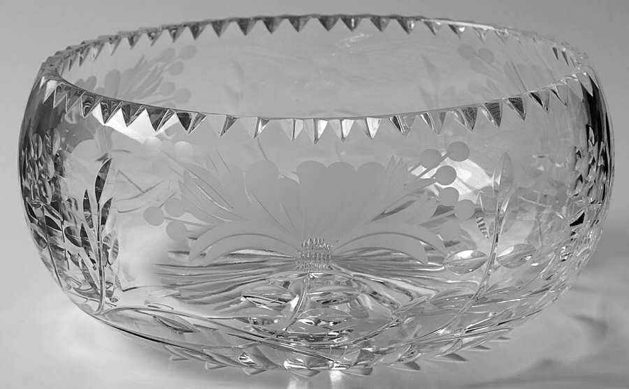 Honeysuckle 7" Round Bowl by Royal Brierley-1