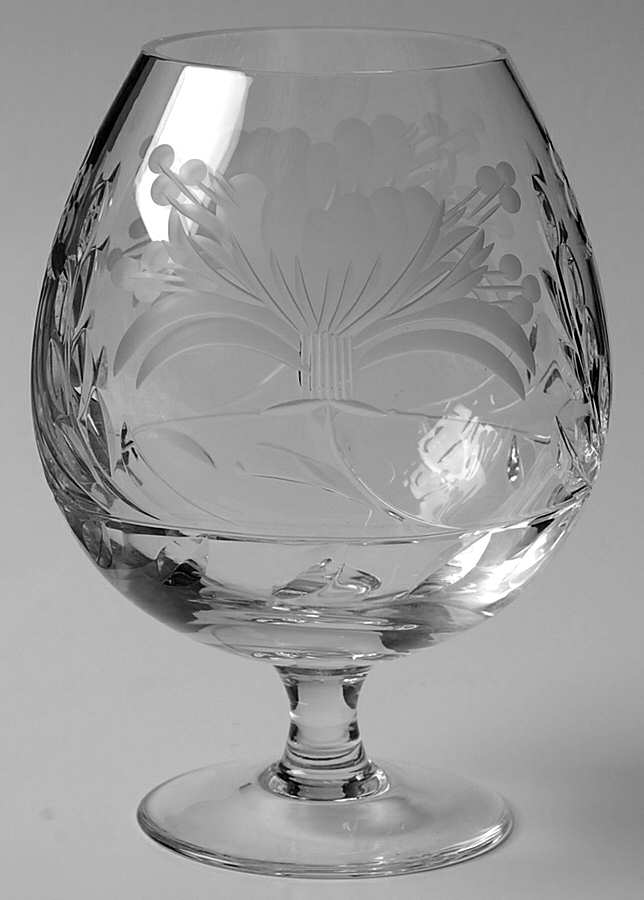 Honeysuckle Brandy Glass by Royal Brierley-1