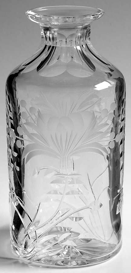 Honeysuckle Spirit Decanter No Stopper by Royal Brierley-1