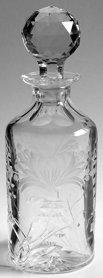 Honeysuckle Spirit Decanter & Stopper by Royal Brierley-1