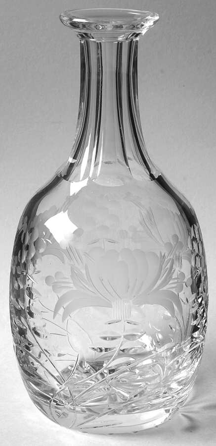 Honeysuckle Wine Decanter No Stopper by Royal Brierley-1