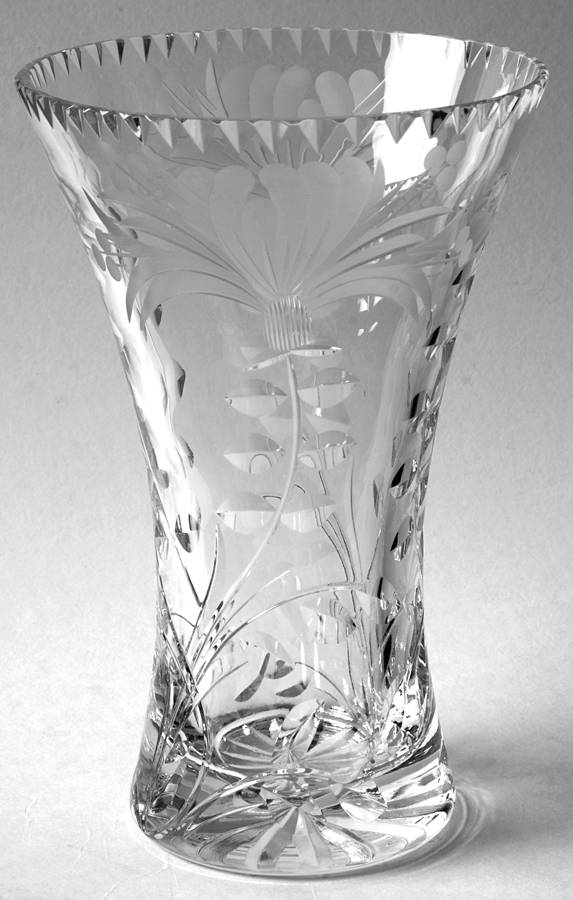 Honeysuckle 8" Flared Vase by Royal Brierley-1