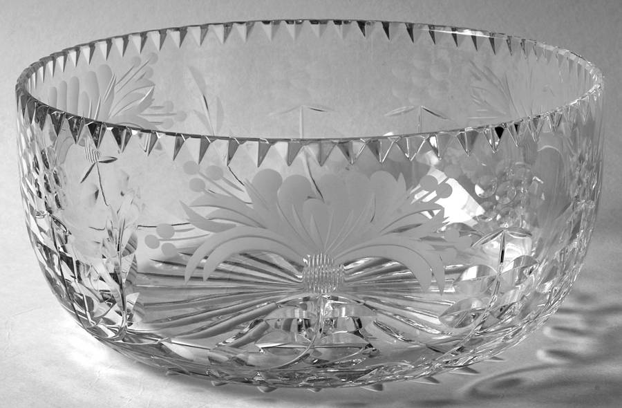 Honeysuckle 8" Round Bowl by Royal Brierley-1