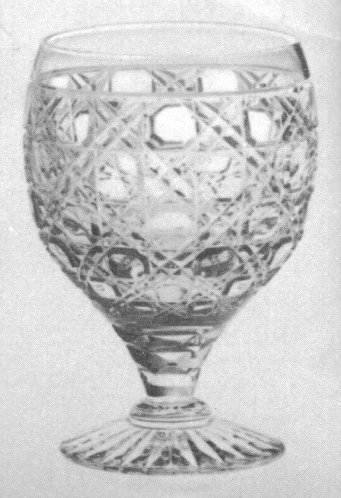 Mayfair (Cane Cut) Water Goblet by Royal Brierley-1
