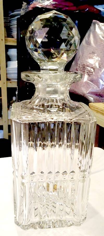 Plymouth Decanter & Stopper by Royal Brierley-1