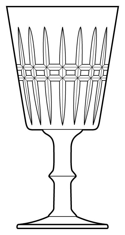 Plymouth Water Goblet by Royal Brierley-1
