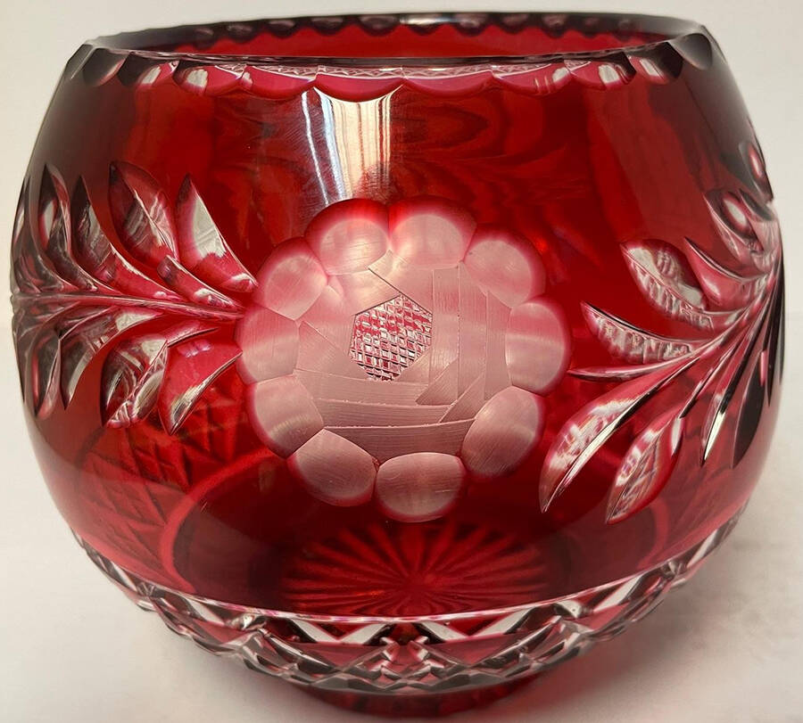 Rose Rose Bowl by Royal Brierley-1