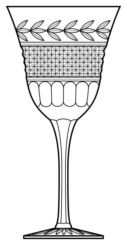 Sovereign Water Goblet by Royal Brierley-1
