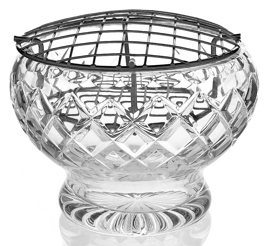 Westminster 5" Rose Bowl & Metal Frog by Royal Brierley-1
