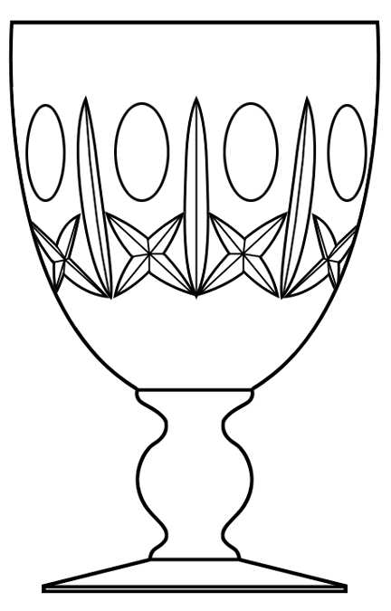 Winchester Water Goblet by Royal Brierley-1