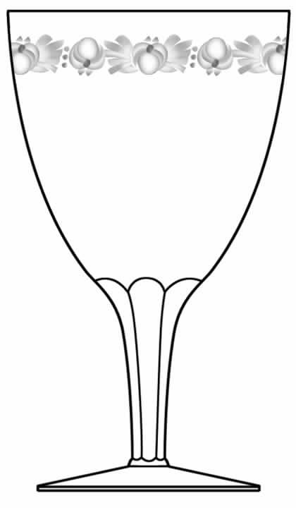 460-1 Water Goblet by Rosenthal-1