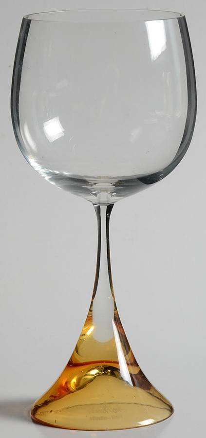Clairon Amber Water Goblet by Rosenthal-1