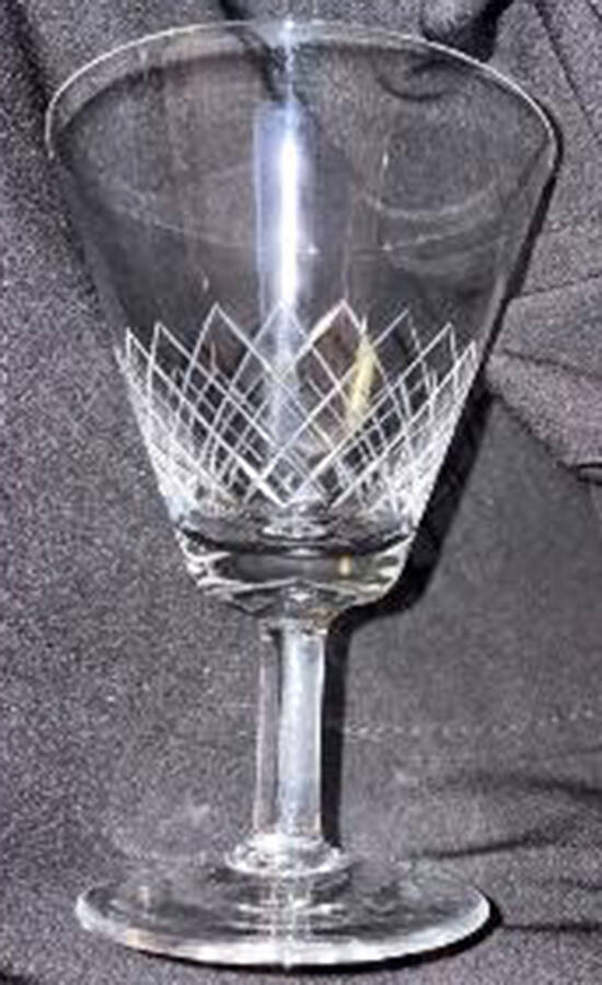Cross Cut Wine Glass by Rosenthal-1