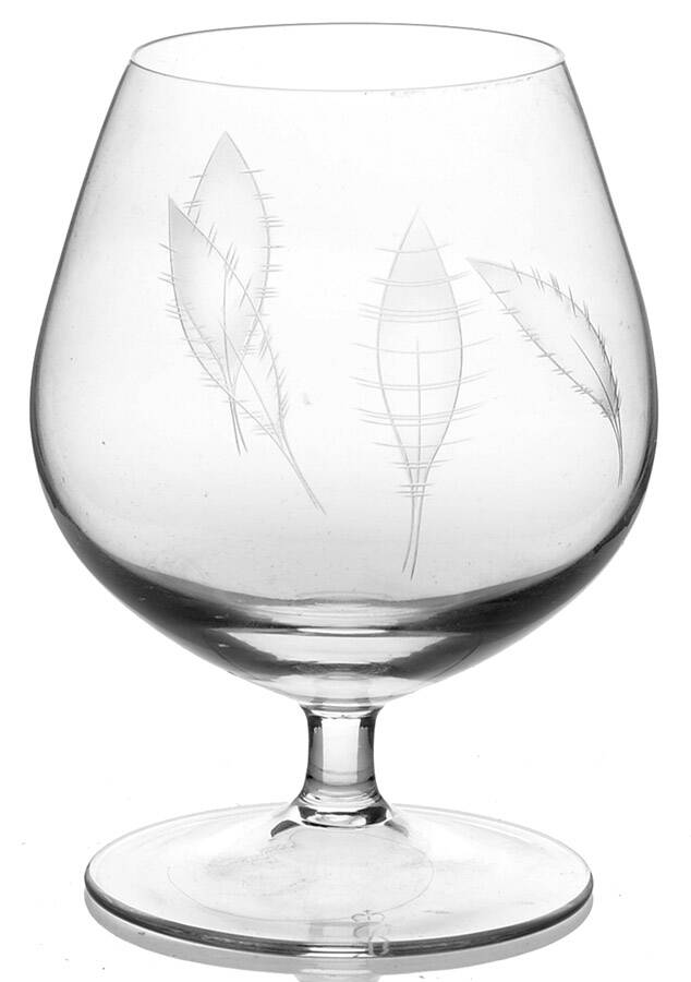 Foliage Clear Brandy Glass by Rosenthal-1