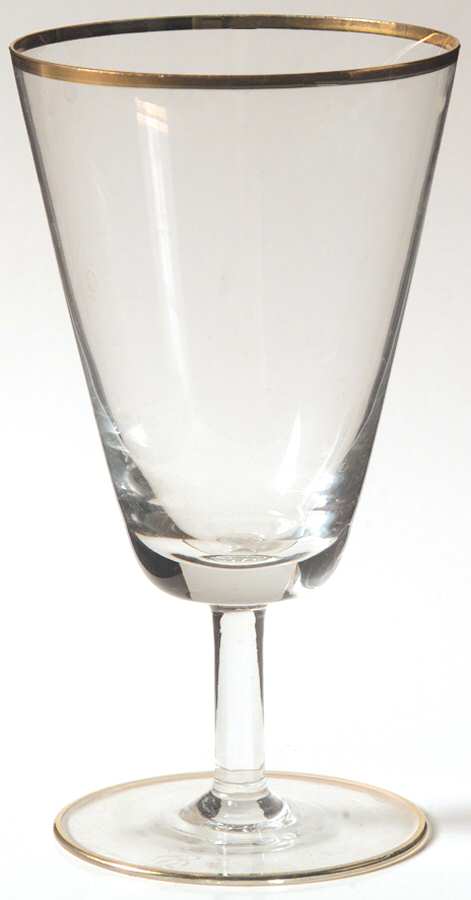 Gold Band Water Goblet by Rosenthal-1