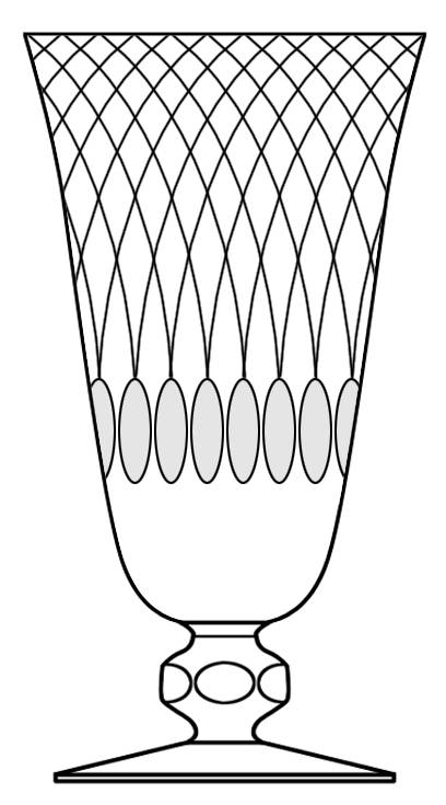Golden Grail Water Goblet by Rosenthal-1