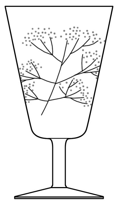 Goldzweig Water Goblet by Rosenthal-1