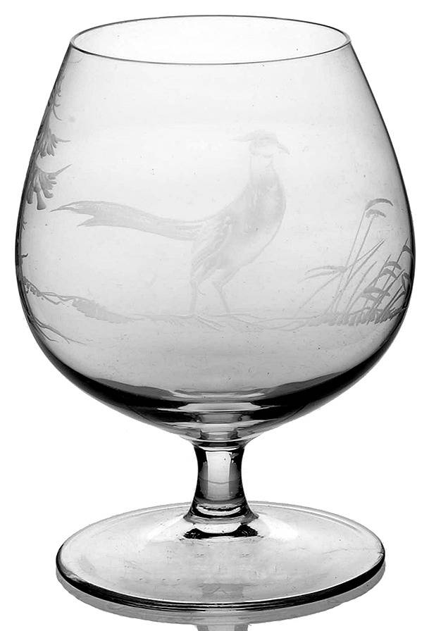 Hunt Motif Small Brandy Glass by Rosenthal-1