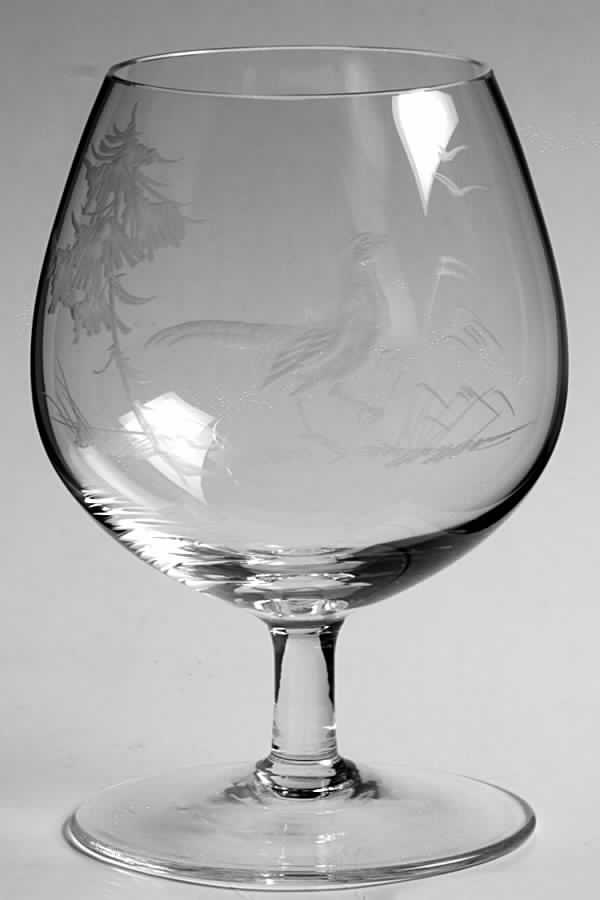 Hunt Motif Brandy Glass by Rosenthal-1