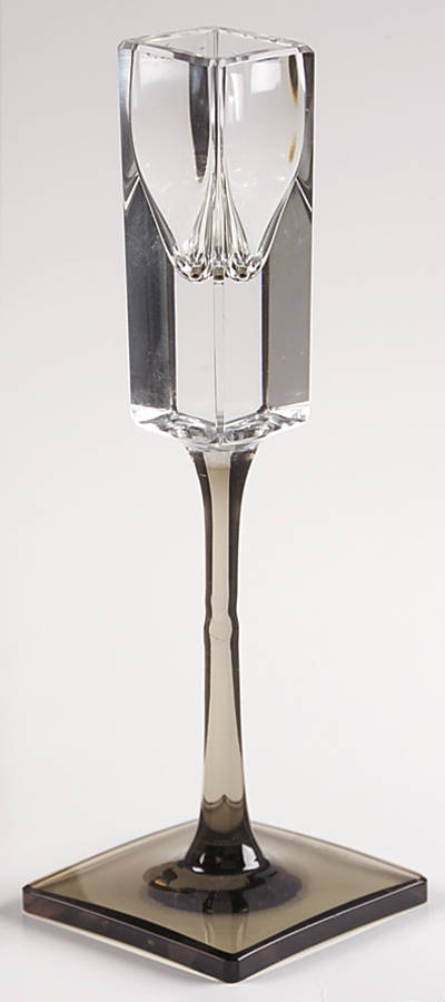 Linear Smoke 6" Single Light Candlestick by Rosenthal-1