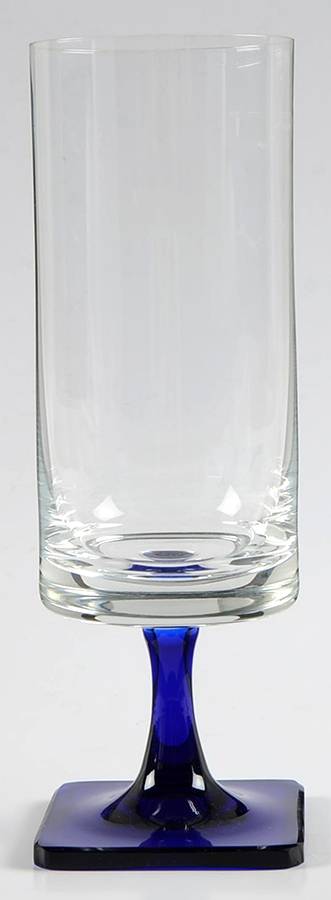 Linear Terzo Blue Stem Water Goblet by Rosenthal-1