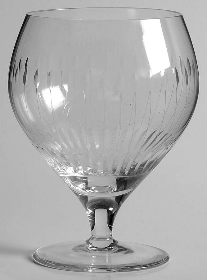 Lotus Cut Brandy Glass by Rosenthal-1