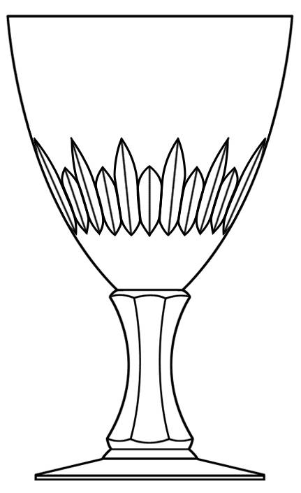 Motif (Regina Shape) Water Goblet by Rosenthal-1
