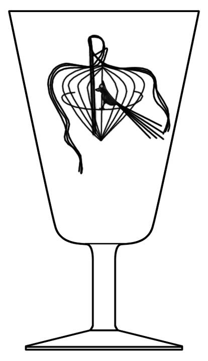 Papageno Water Goblet by Rosenthal-1