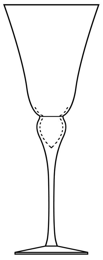 Papillon (Ouvert) Water Goblet by Rosenthal-1